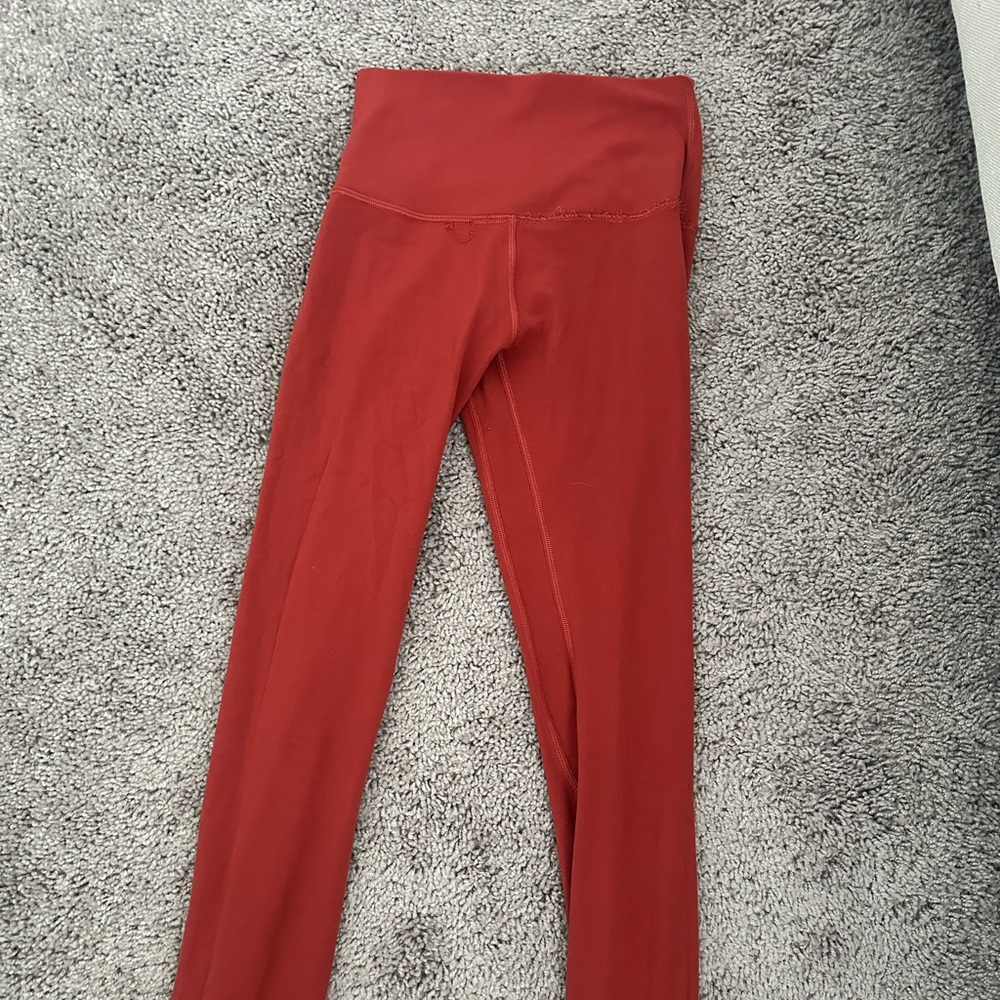 Lululemon Red Leggings